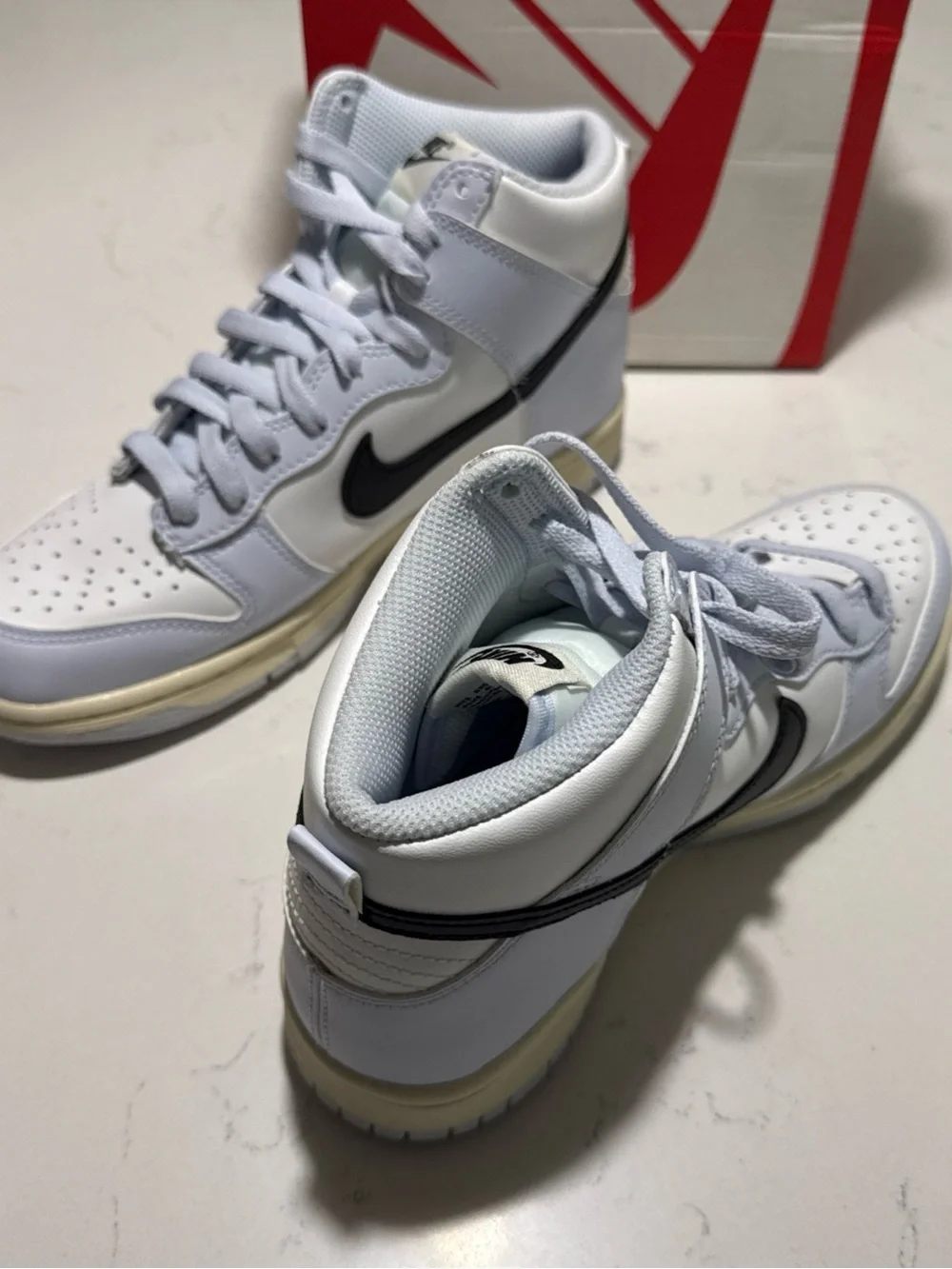 Nike Dunk High GS Football Grey Size Women 8 / 6.5Y DB2179-110